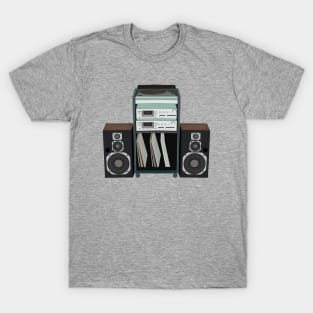 Vintage Classic Stereo System T-Shirt